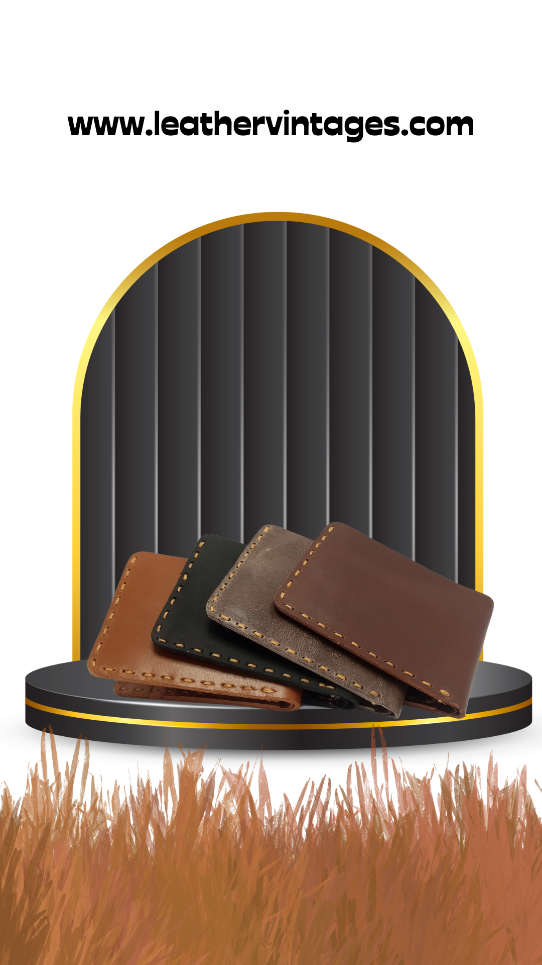 5 Leather Wallet (Wallet-23501-Brown)